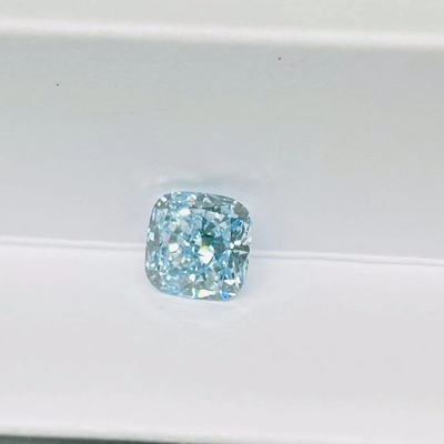 Đệm VS1 Brilliant Cut CVD Lab Grown Blue Diamonds 3.2ct-3.6ct