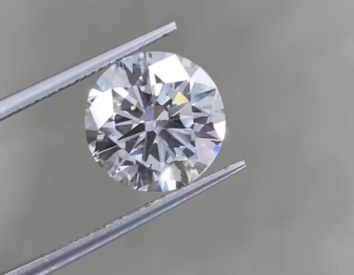 7ct Round Brilliant Cut Laboratory được tạo ra như kim cương CVD chưa được xử lý với chứng chỉ IGI