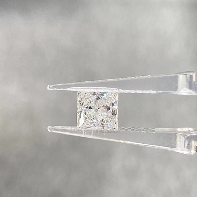 IGI chứng nhận Phòng thí nghiệm Loose tạo ra CVD Kim cương 2.3ct E VVS2 Princess Cut