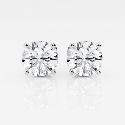 4 móng tai AU750 CVD DEF VS VVS Vòng kim cương tổng hợp được trồng trong phòng thí nghiệm IGI chứng nhận