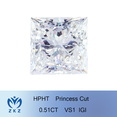 Phòng thí nghiệm đánh bóng cao 0,51 Carat đã phát triển Kim cương trắng VS1 Cấp độ trong