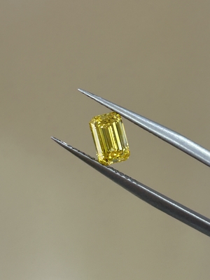 Kim cương Emerald Lab trưởng thành Kim cương được chứng nhận IGI Kim cương được tạo ra trong phòng thí nghiệm Kim cương màu vàng HPHT