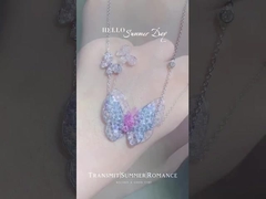 Phòng thí nghiệm kim cương đồ trang sức kim cương dây chuyền vòng cổ kim cương thiết kế giá trị sản phẩm bướm sản phẩm